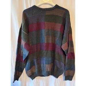 Gian Franco Ruffini Italy Men’s XL Colorblock Knit Sweater